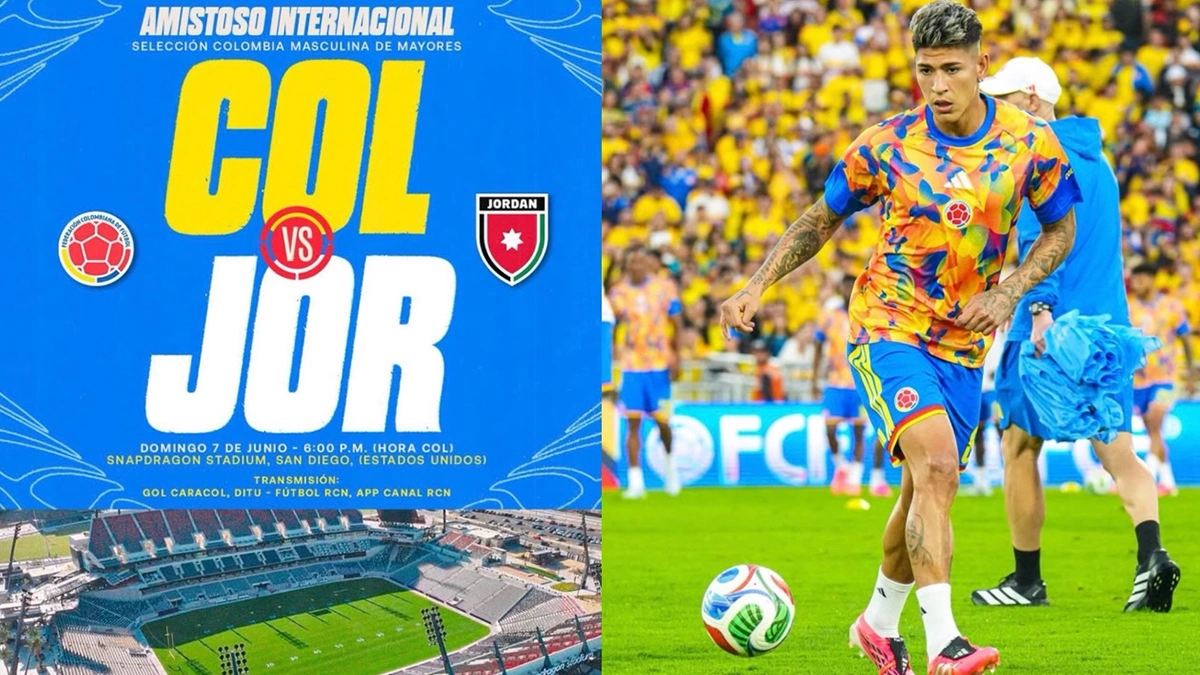 Com Carrascal, Colômbia enfrenta Jordânia em amistoso pré-Copa; saiba onde assistir