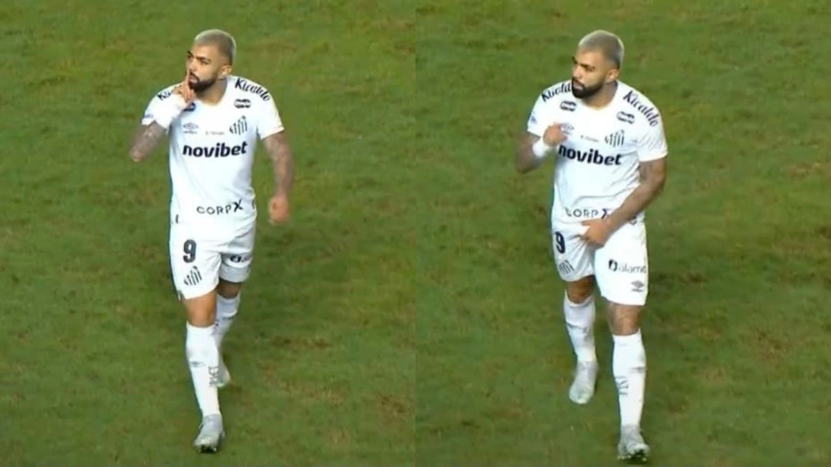 Ex-Flamengo, Gabigol é punido pelo STJD por gesto obsceno a torcedor