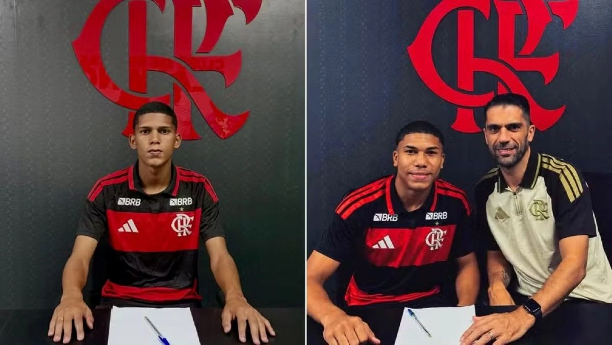 Flamengo assina contrato com 2 atacantes