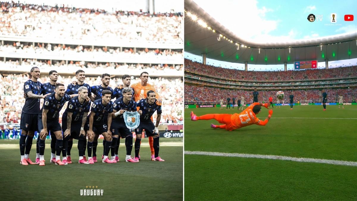 Freguês do Flamengo falha e elimina Uruguai da Copa do Mundo