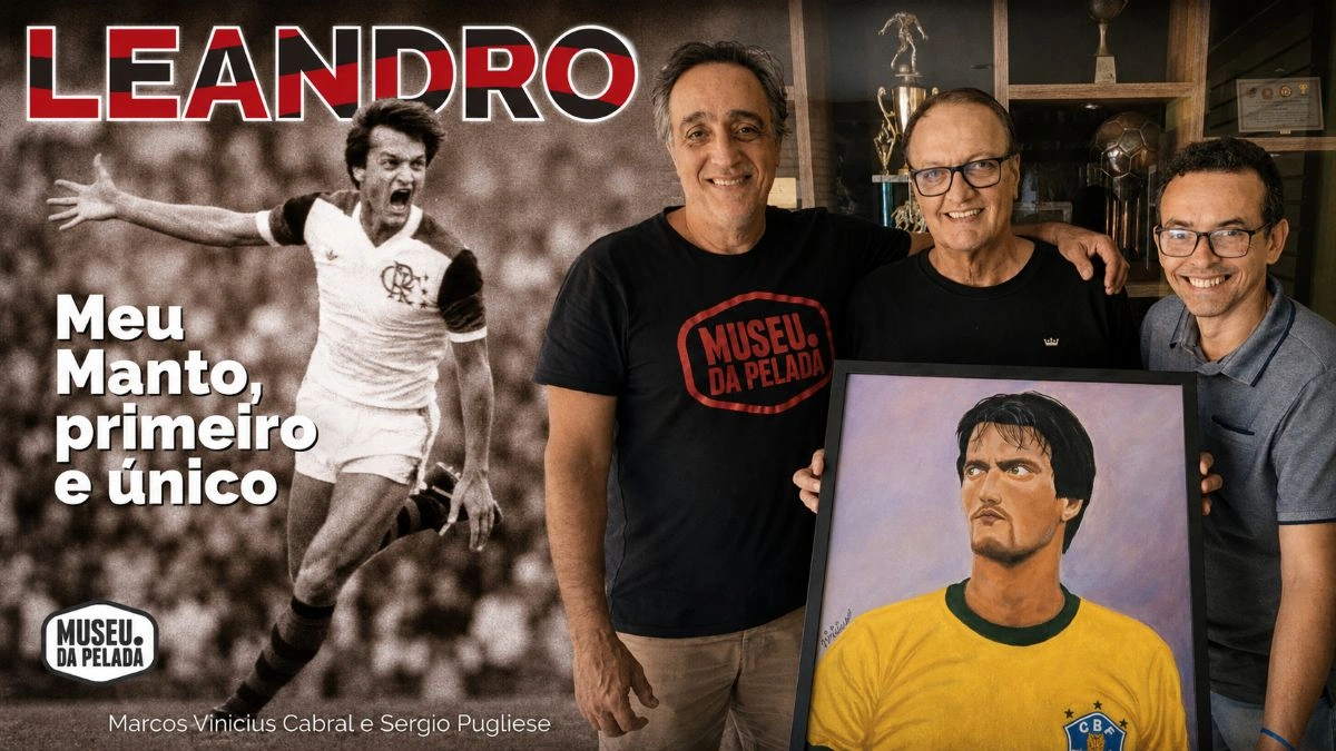 Ídolo da geração de 80 do Flamengo, Leandro ganha biografia