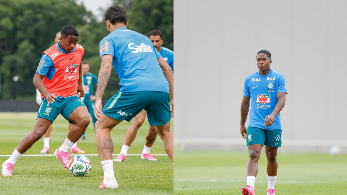 Jogador do Flamengo se irrita com tratamento a Endrick antes de jogo do Brasil na Copa do Mundo