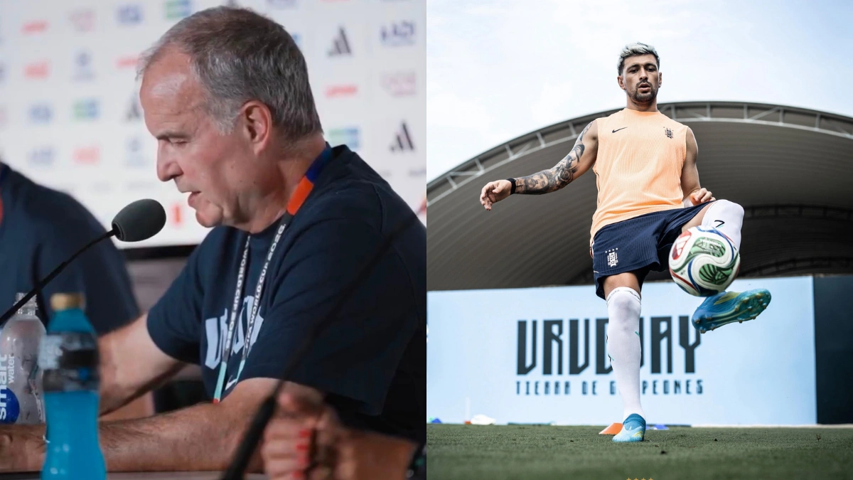 Jogadores marcam reunião com Bielsa e cobram explicações sobre lesão de Arrascaeta no Uruguai