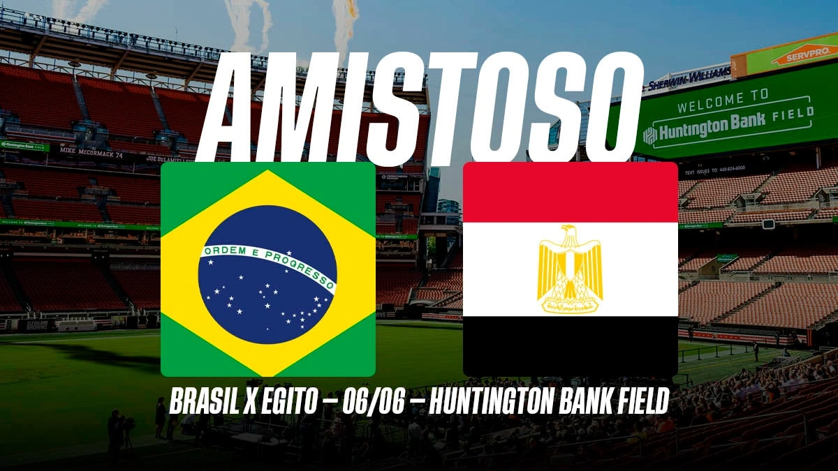 Jogo do Brasil hoje - Brasil x Egito