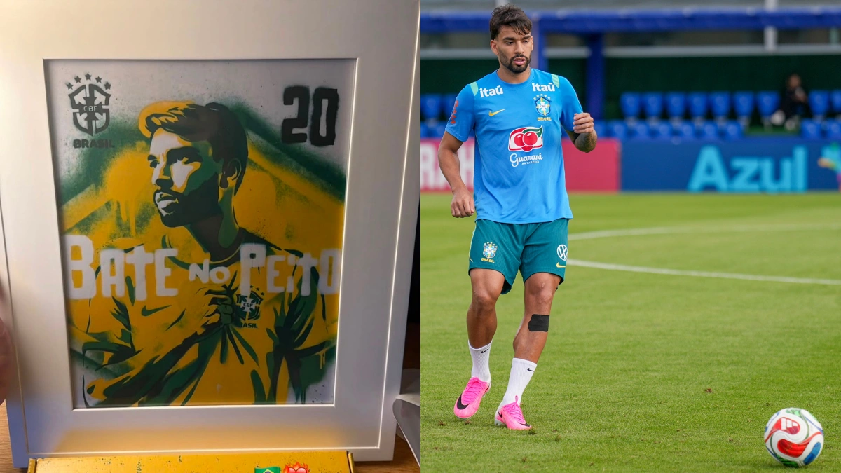 Lucas Paquetá divulga detalhes de concentração da Seleção Brasileira; veja foto
