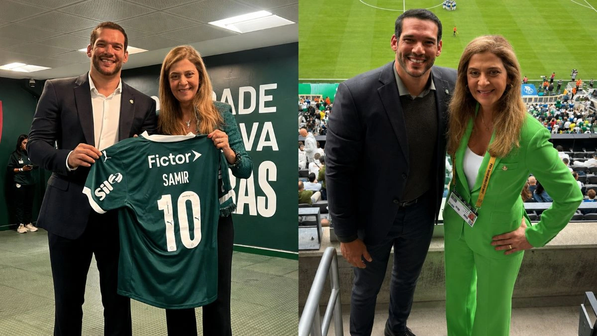 Presidente do Palmeiras estreita laços com mandatário da CBF