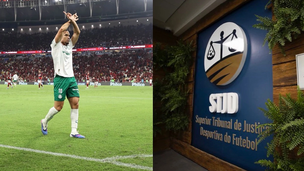 STJD pune Paulinho, do Palmeiras, após gesto obsceno contra torcida do Flamengo no Maracanã