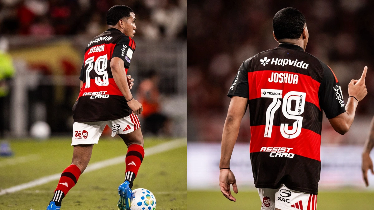 Veja reação da família com estreia de Joshua no Maracanã em jogo do Flamengo