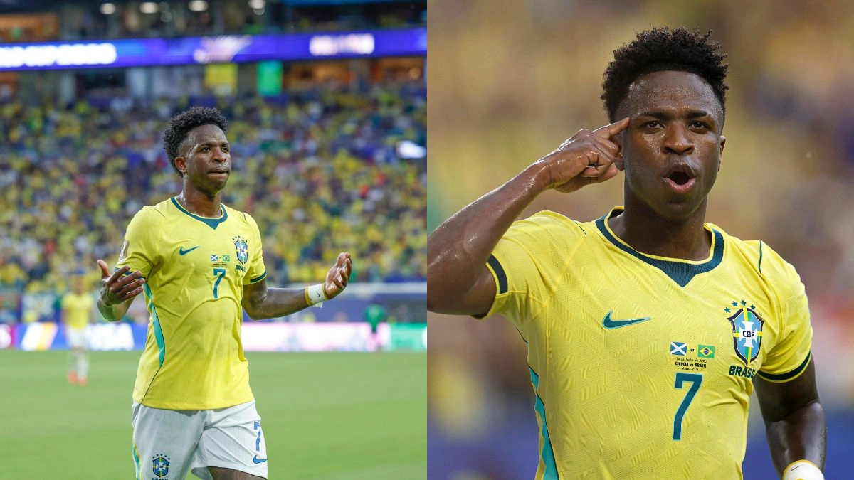 Vini Jr iguala Pelé e Zico em Copas do Mundo após jogo do Brasil