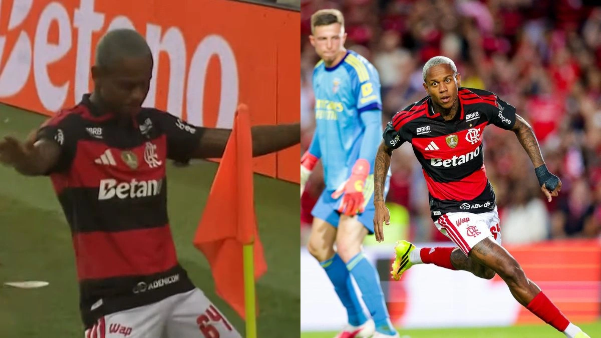 A comemoração de Wallace Yan que tocou em ferida do Benfica e homenageou Vini Jr