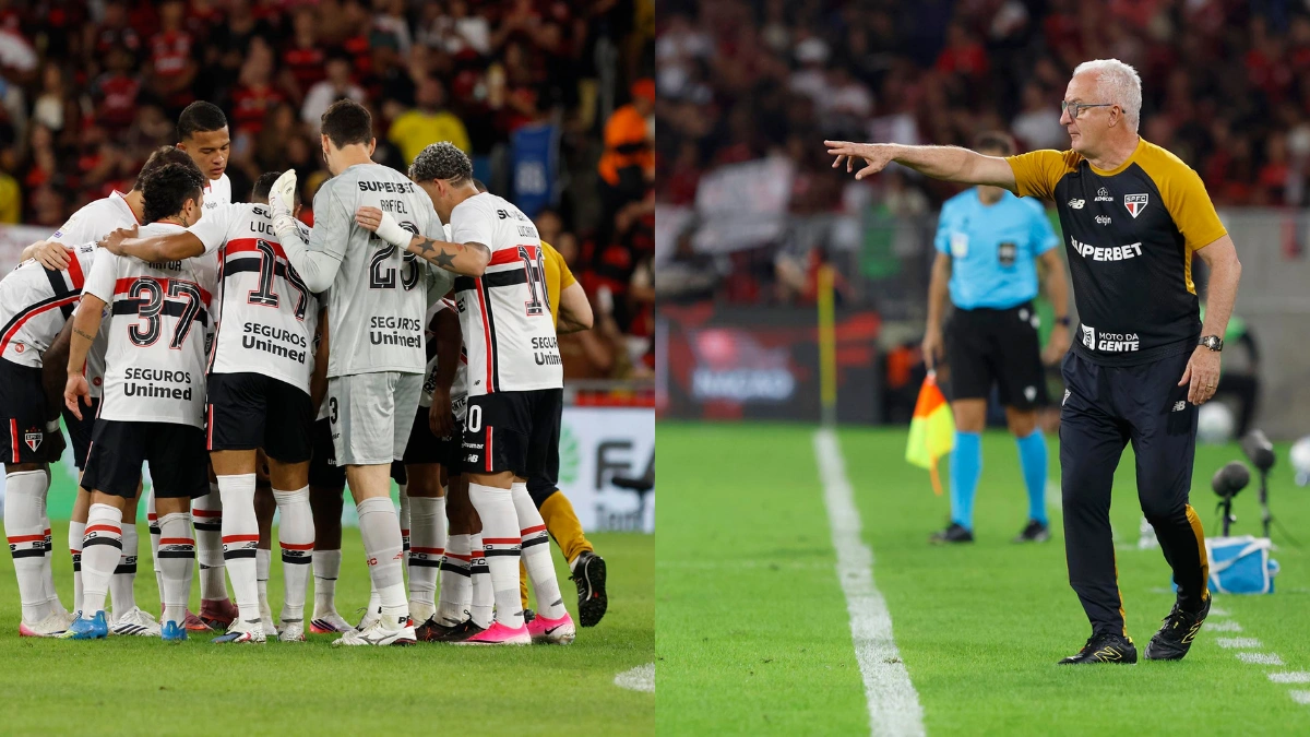 A explicação de Dorival Júnior sobre tática utilizada no São Paulo em jogo contra o Flamengo