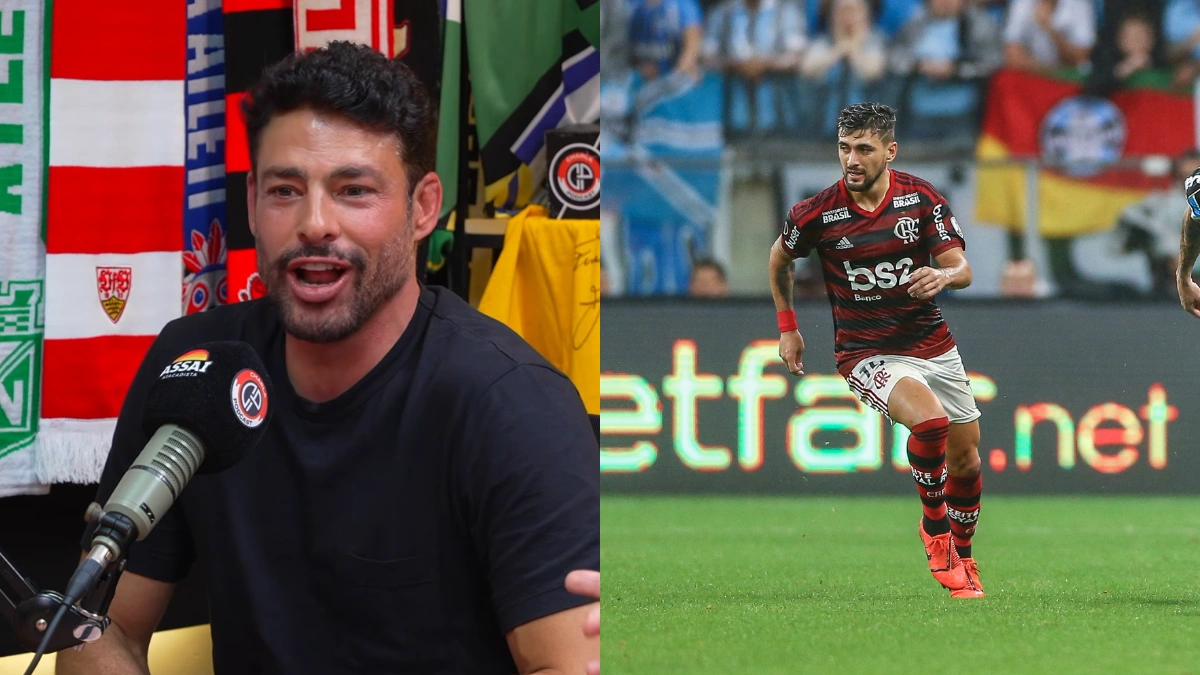 Cauã Reymond conta como goleada do Flamengo fez parte da série Jogada de Risco