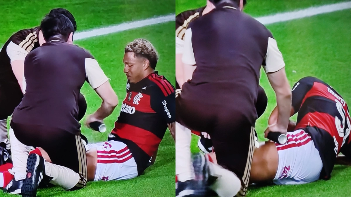 Daniel Salles tem lesão confirmada e desfalca Flamengo