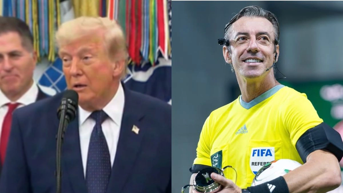 Donald Trump critica Raphael Claus por expulsão na Copa do Mundo