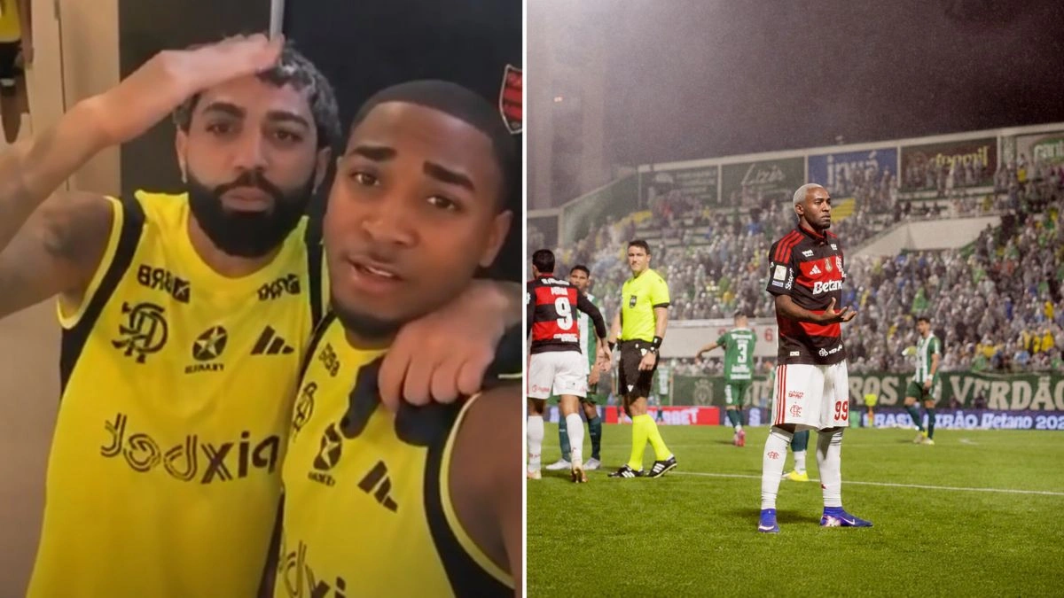 Gabigol manda recado para Lorran após jogo do Flamengo
