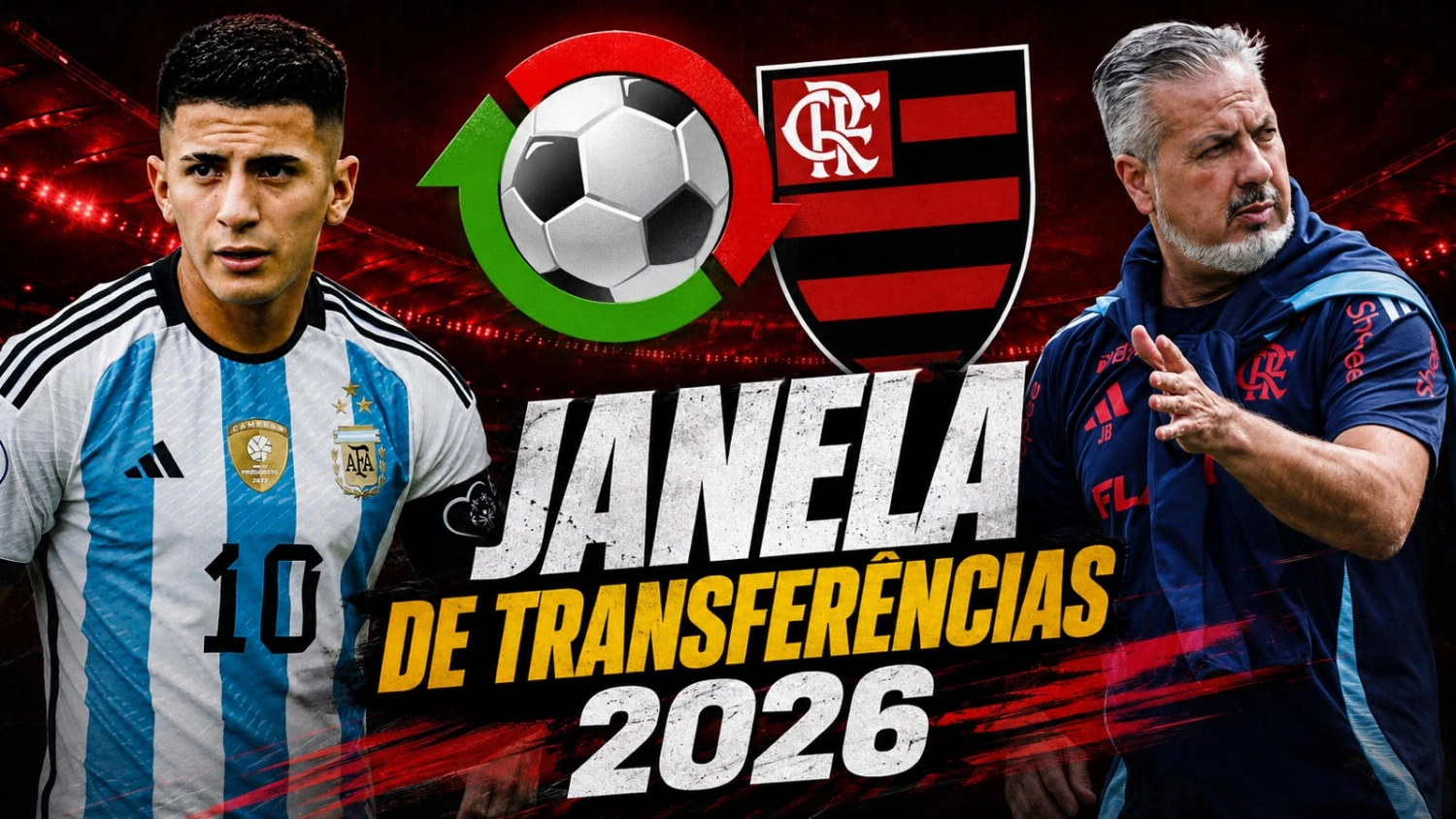 Janela internacional de transferências abre hoje; Flamengo busca 3 reforços no mercado