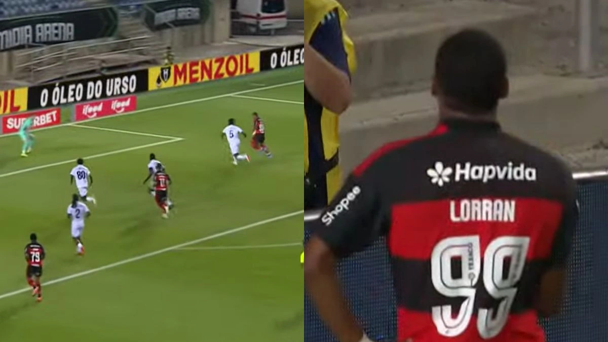 Lorran marca 1º gol do Flamengo em jogo contra o Laussanne