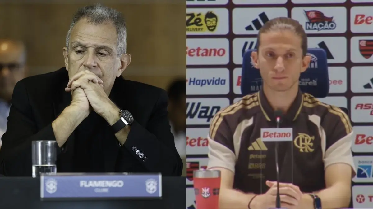 O susto que jornal da Espanha levou com críticas do presidente do Flamengo a Filipe Luís