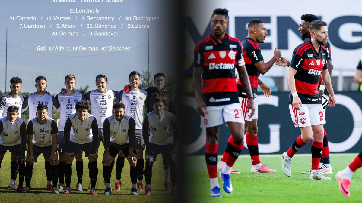 Olimpia vence jogo por 3 a 1 antes de amistoso contra Flamengo