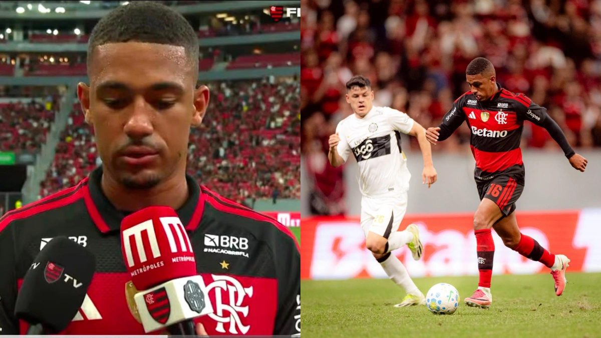 Samuel Lino e a sinceridade sobre vaga no time titular após jogo do Flamengo