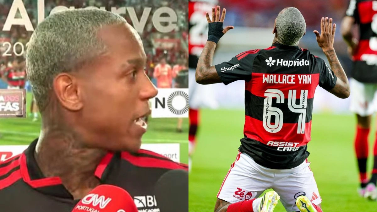 Wallace Yan se emociona e comemora volta por cima no Flamengo