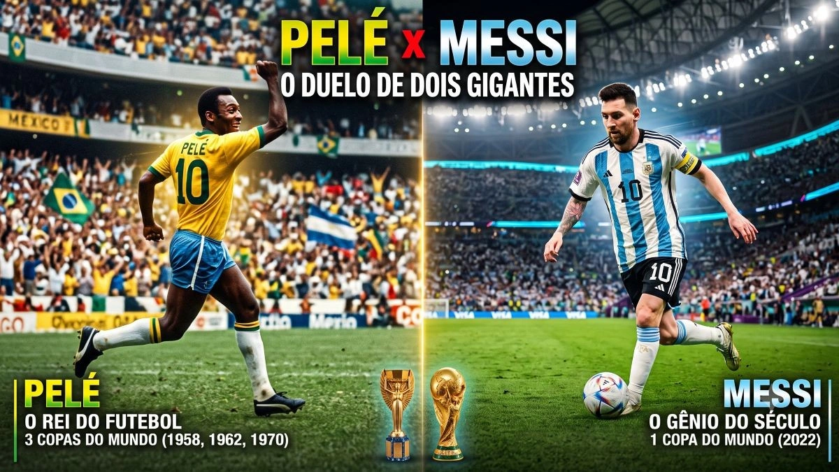 Zico implora pelo fim das comparações entre Pelé e Messi