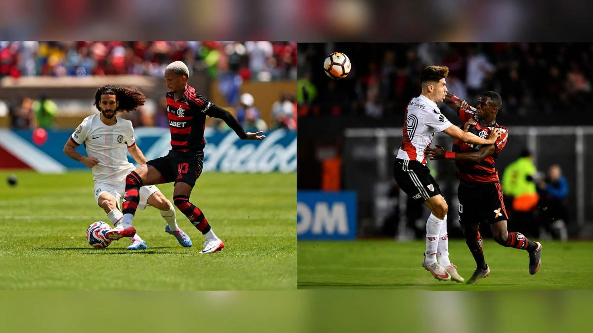 atletas de Espanha e Argentina enfrentaram Fla