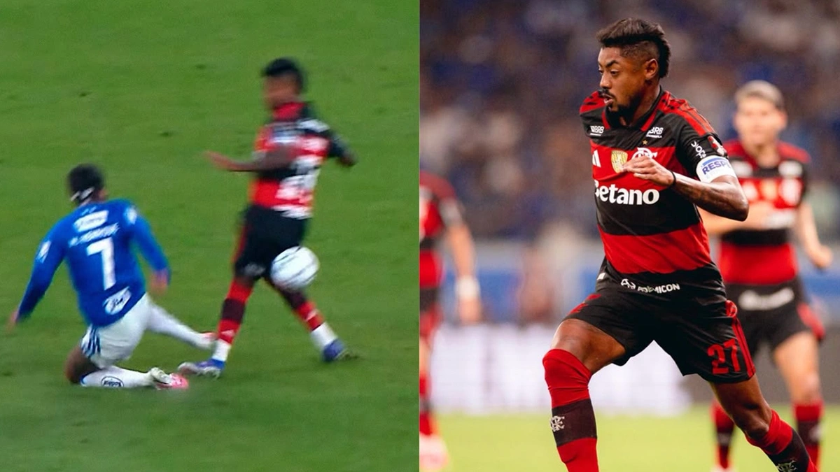 A decisão do Flamengo após Bruno Henrique sofrer falta dura em jogo contra o Cruzeiro; atacante relata dores intensas