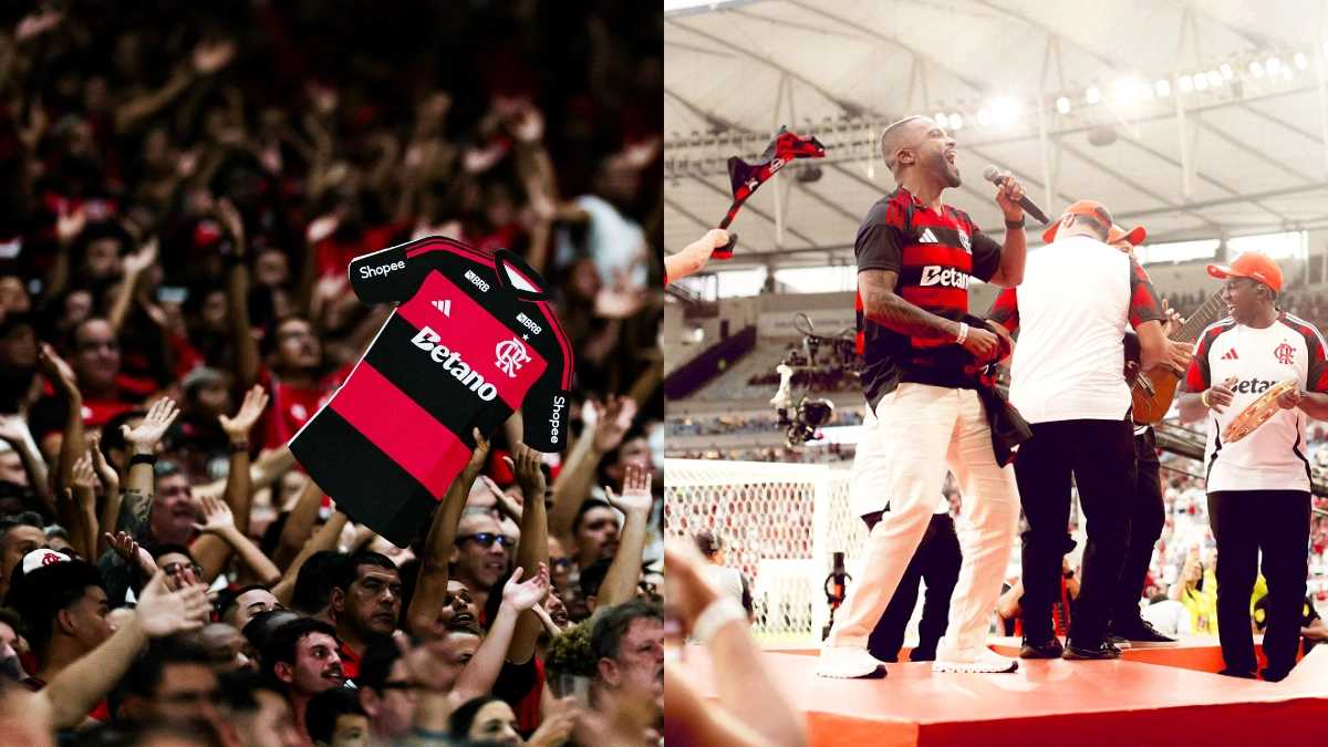 A festa no Maracanã para celebrar 1 ano de parceria entre Flamengo e Betano