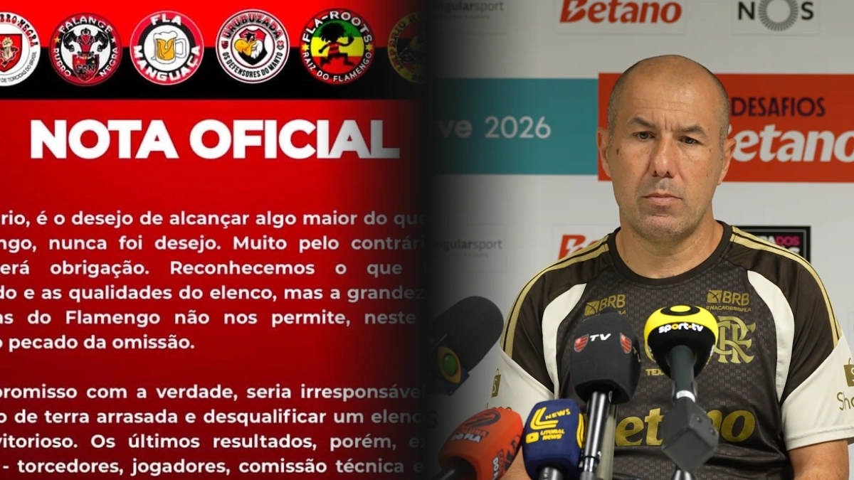 A revolta das organizadas do Flamengo em nota oficial contra Boto e Jardim