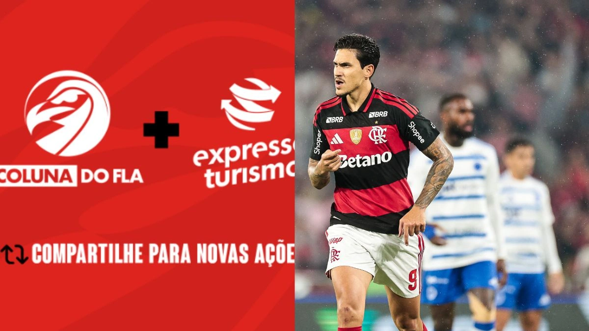 Coluna do Fla sorteia viagem e ingresso para jogo do Flamengo x Cruzeiro
