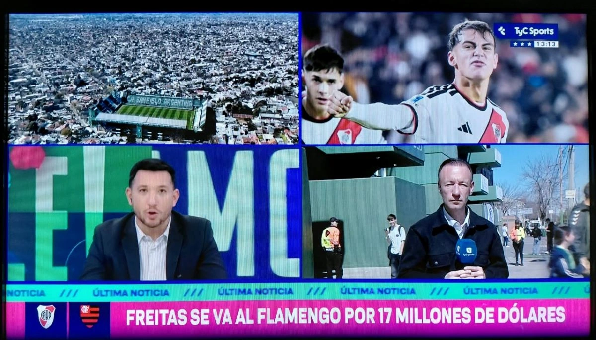 Joaquín Freitas, do River, é novo jogador do Fla