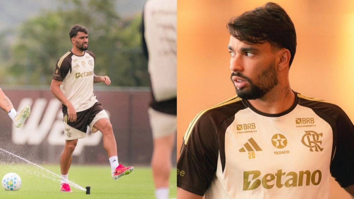 Paquetá celebra retorno aos treinos no Flamengo