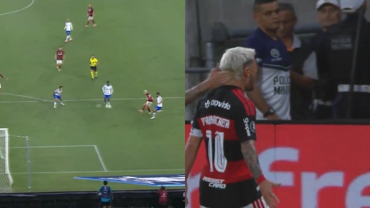 Pedro e Arrascaeta tabelam e lei do ex aparece no 1º gol do Flamengo sobre o Cruzeiro