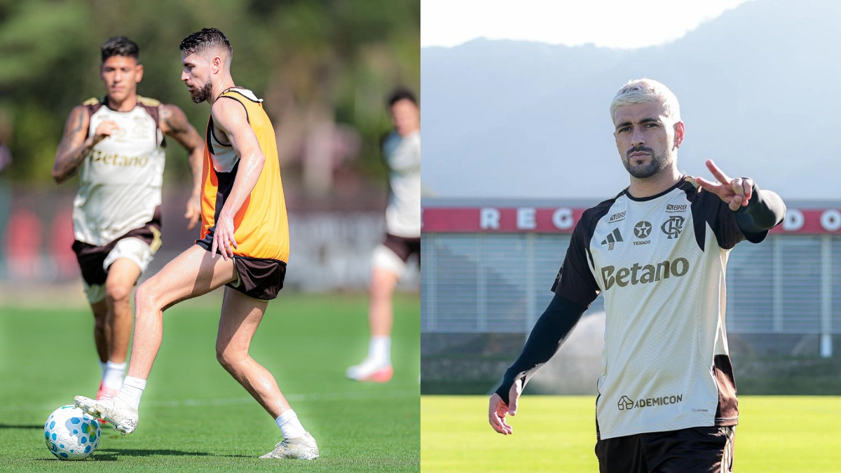 Veja os bastidores do clima quente dos treinos do Flamengo no Ninho do Urubu