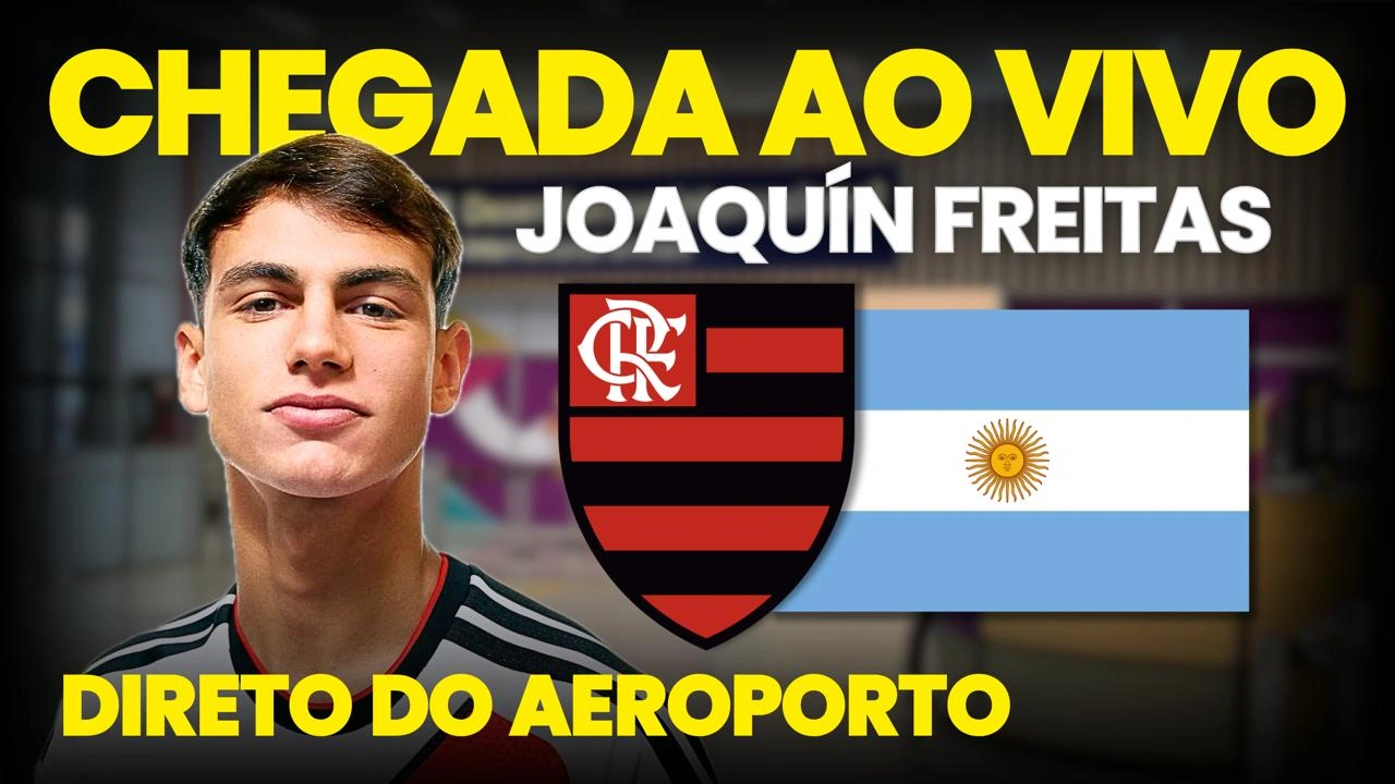 assista à chegada de Joaquin Freitas ao Rio
