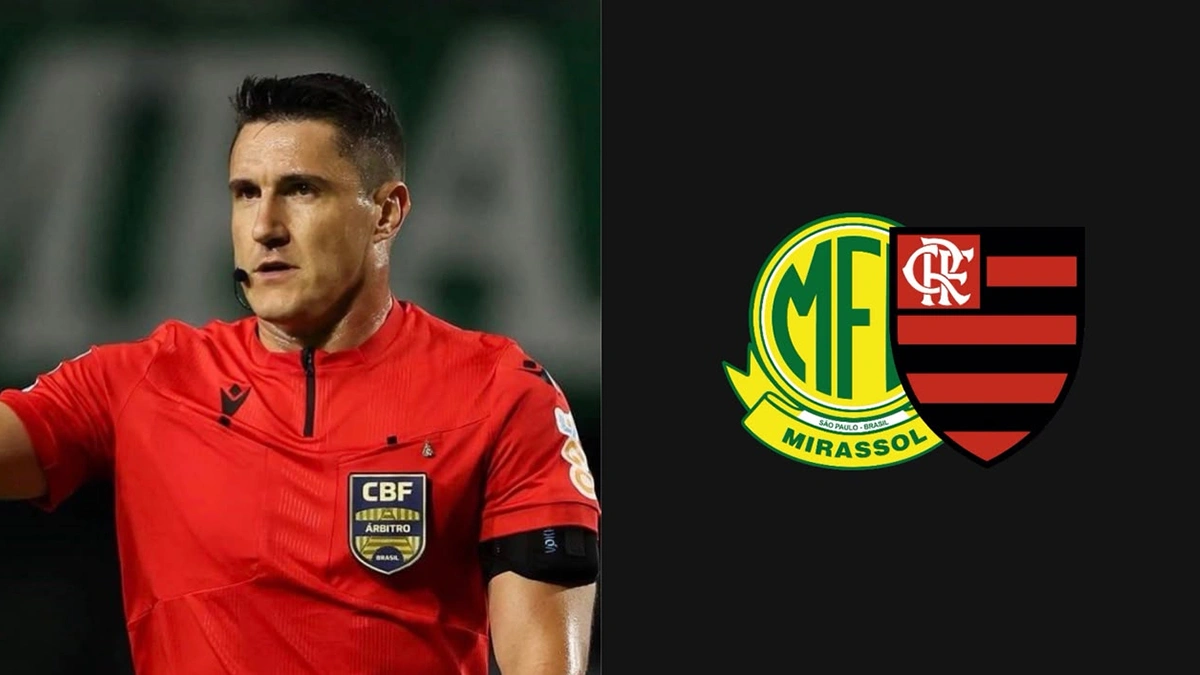 veja escala de arbitragem para jogo do Flamengo x Mirassol