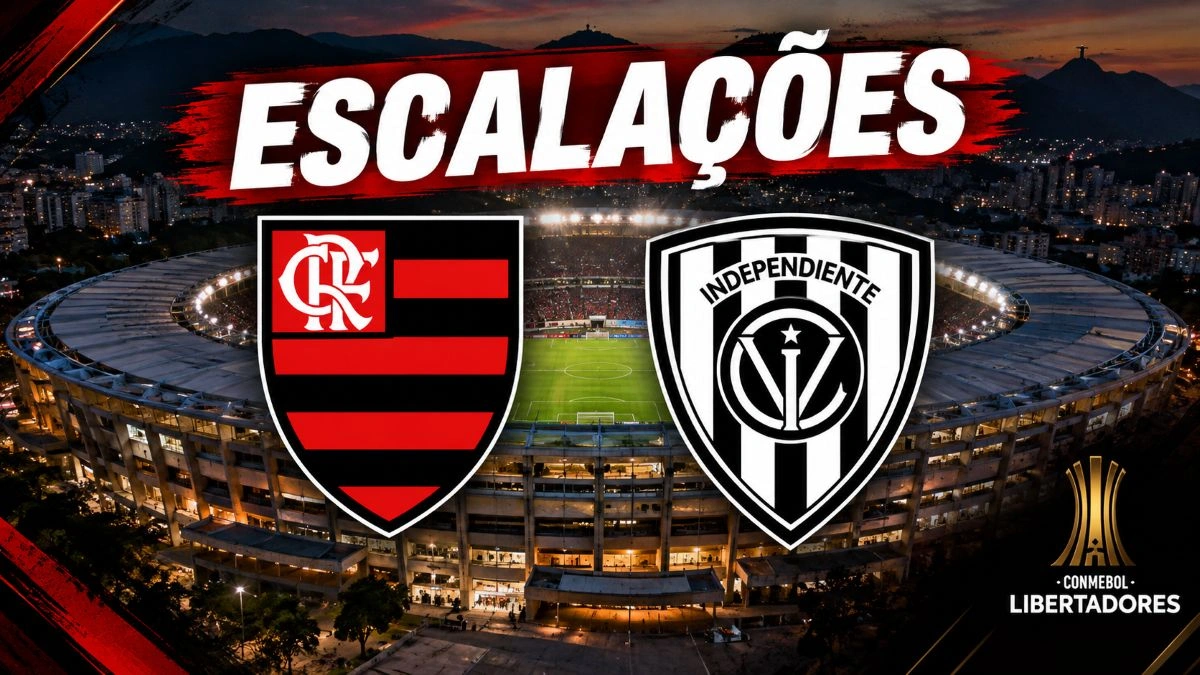 Flamengo divulga escalação para jogo da Libertadores