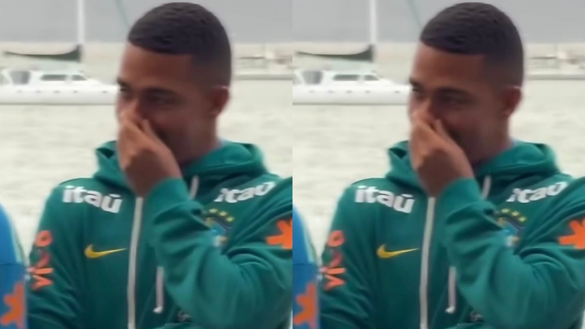 A reação surpreendente de Samuel Lino na chegada do Brasil na Austrália