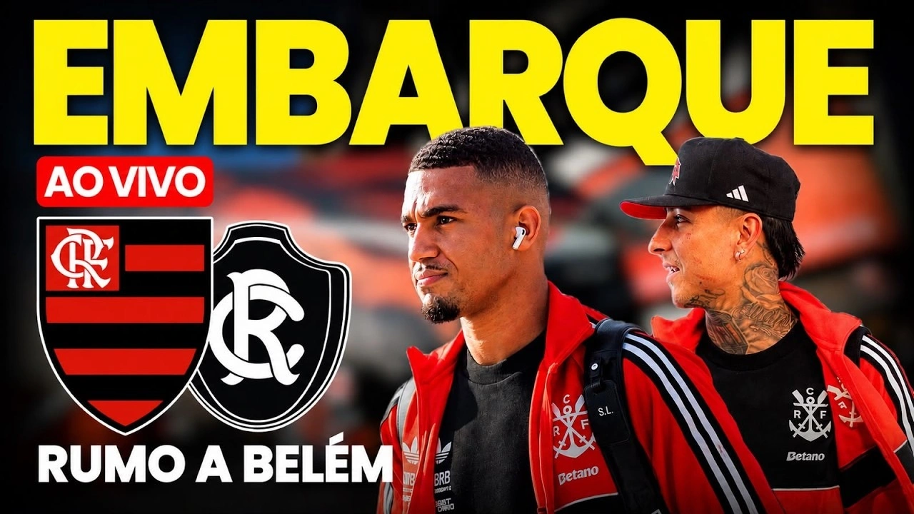 AO VIVO | assista ao embarque do Flamengo para jogo contra o Remo com o Coluna do Fla