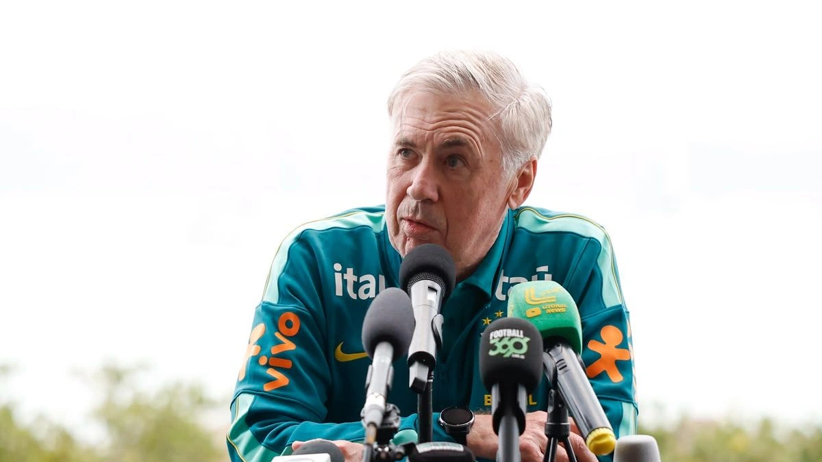 Ancelotti divulga time titular do Brasil para jogo contra a Austrália; Pedro e Samuel Lino começam no banco