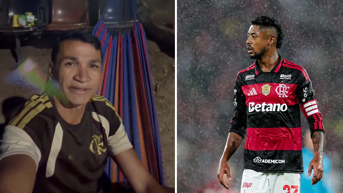 Angelim manda recado para Bruno Henrique e provoca Palmeiras