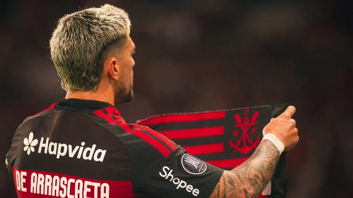Arrascaeta está fora do jogo do Flamengo x Estudiantes, pela Libertadores? Veja!