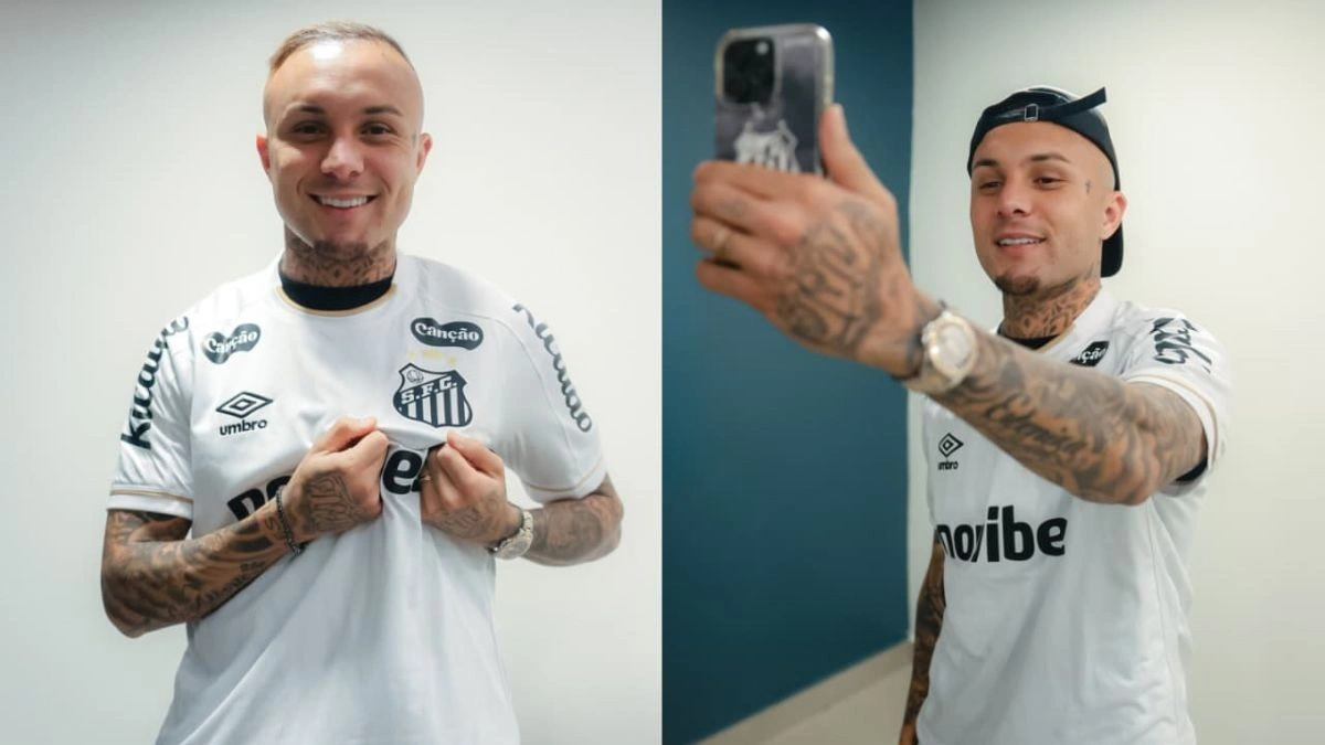 As primeiras palavras de Cebolinha como jogador do Santos