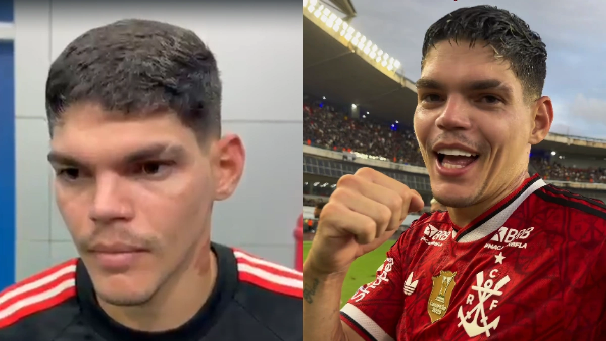 Ayrton Lucas admite cansaço após 8 jogos seguidos como titular do Flamengo