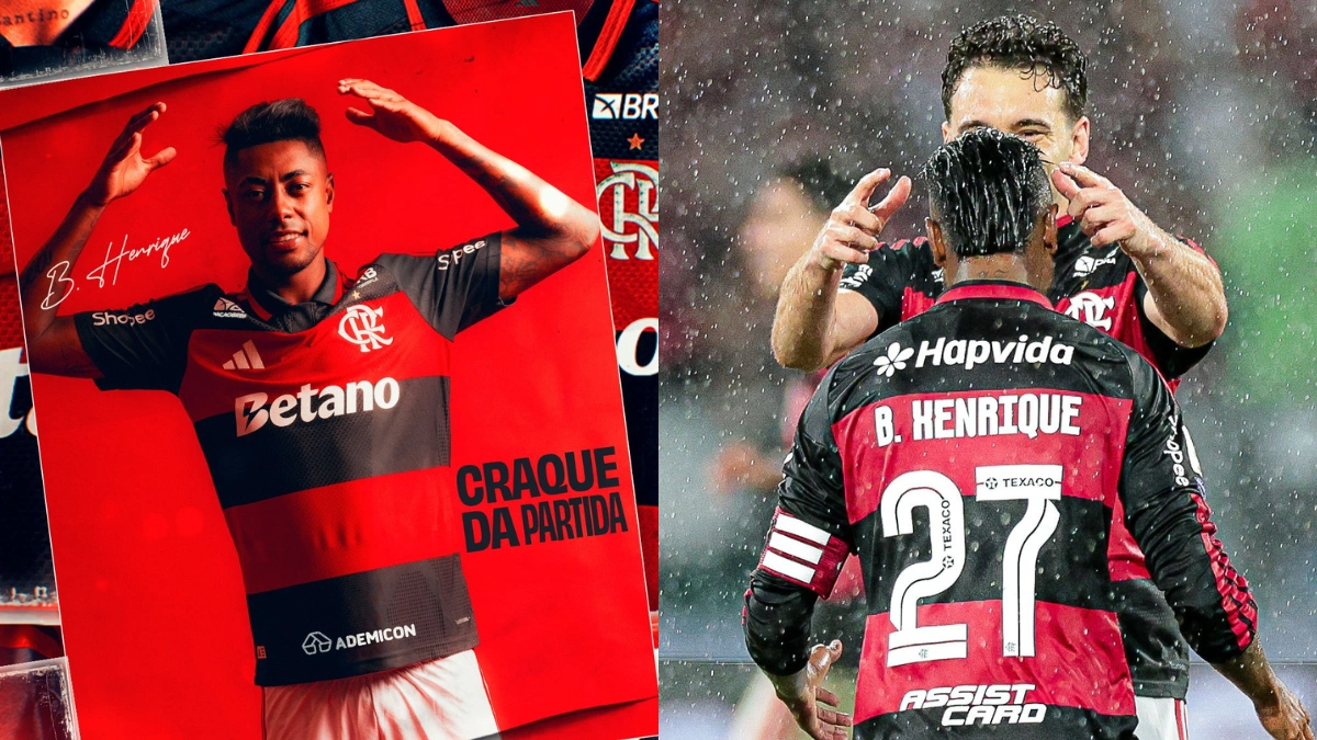 Bruno Henrique é eleito 'Craque da Torcida' após vitória do Fla