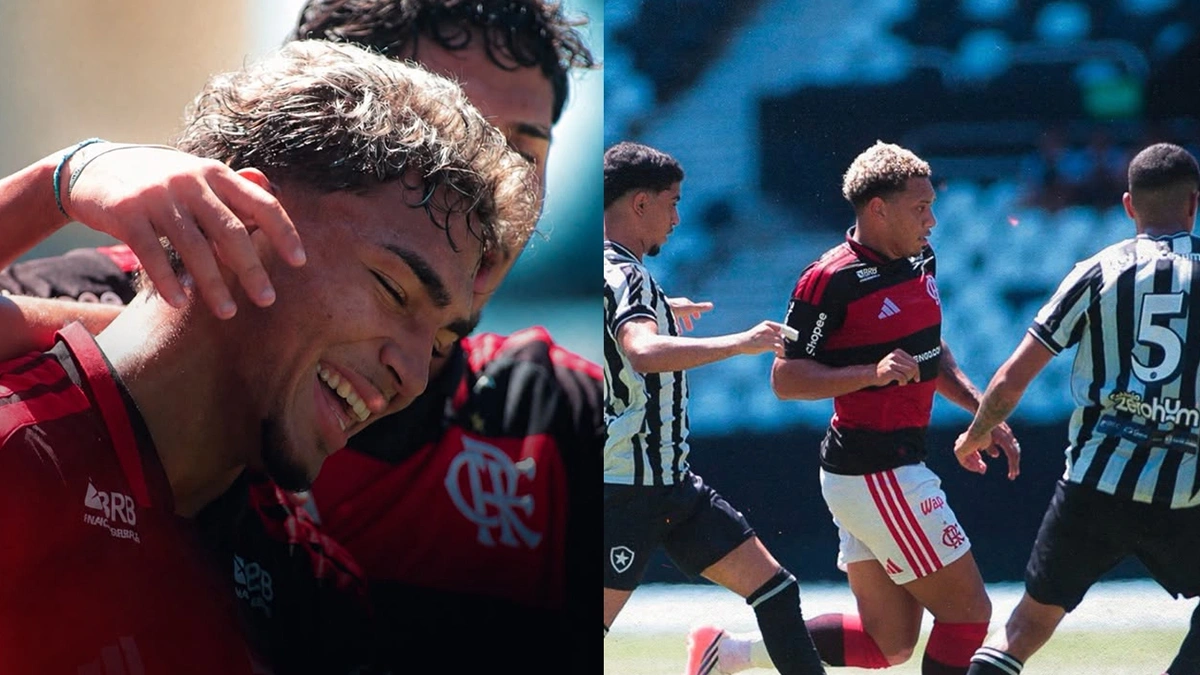 Com gol de Josmar e 'chororô', Flamengo vence o Botafogo e mantém 100% de aproveitamento no Carioca Sub-20