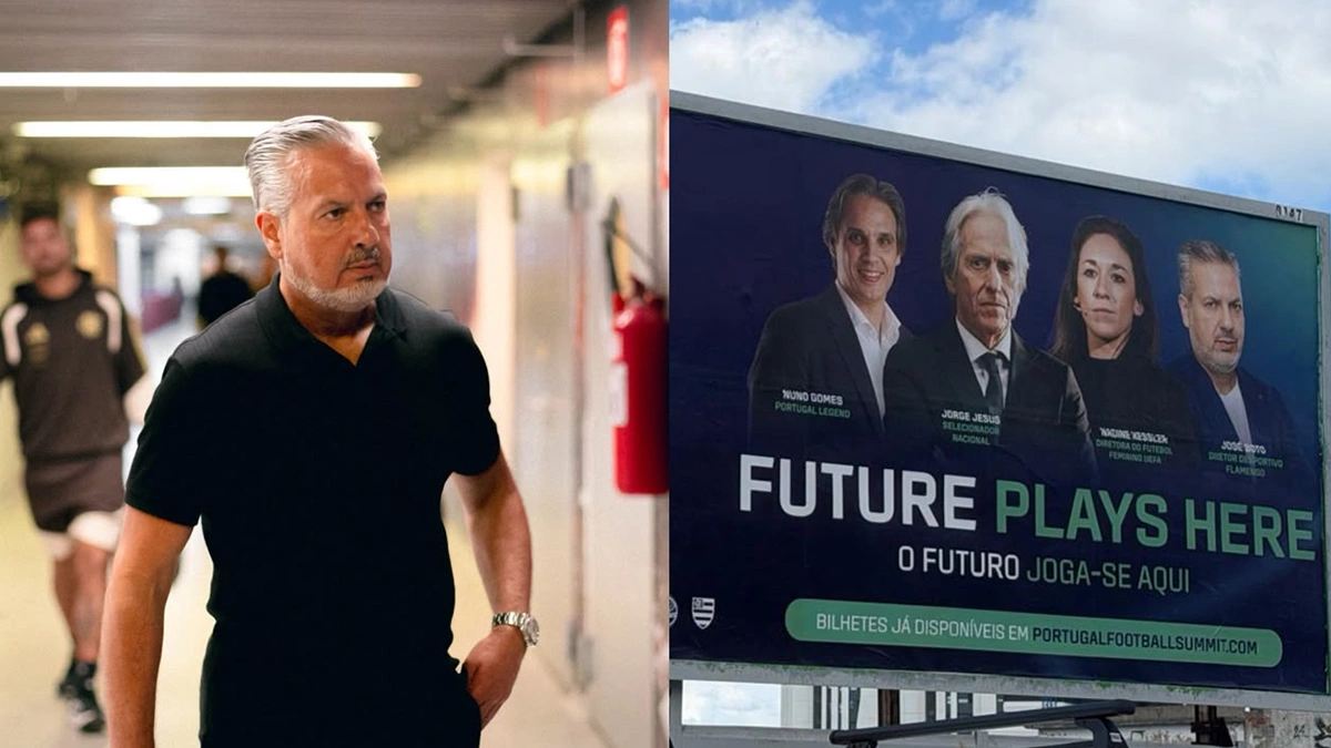 Diretor de futebol do Flamengo, José Boto participa de evento em Portugal com Jorge Jesus