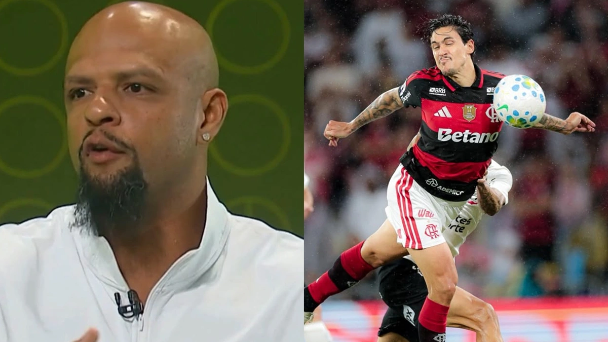 Felipe Melo aponta falta de seriedade em Pedro após vitória do Flamengo e afirma: "Não é insubstituível"