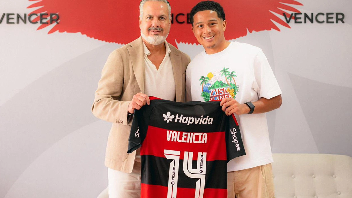 Flamengo anuncia contratação de Anthony Valencia